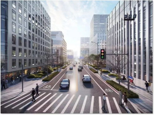 宝山道路新建工程设计 车行道与人行道同步建设，打造安全便捷出行环境